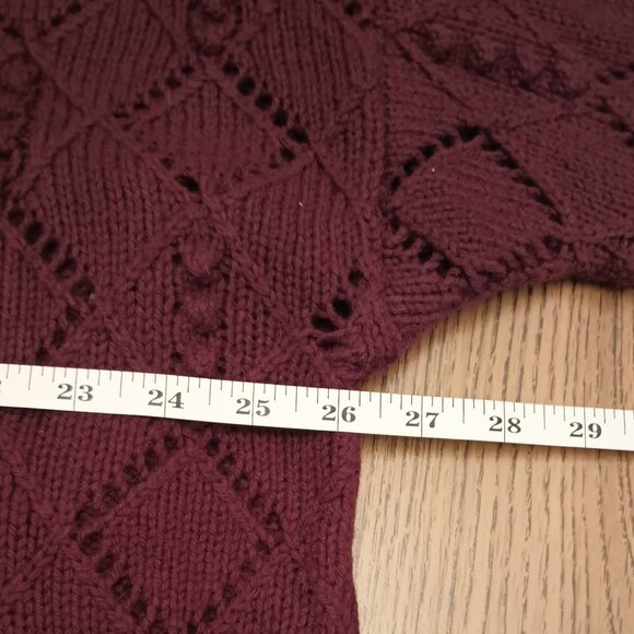 Loft Size XXL Burgundy Sweater (NWT) - Picture 5 of 10
